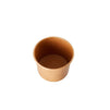 Ice Cream Sundae Cups - 100-Piece Disposable Kraft Paper Dessert Ice Cream Yogurt Bowls Party Supplies, 5-Ounce, Brown