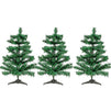 Mini Christmas Trees, Festive Holiday Pine Tree Decor, Easy Assembly (20 in, 3 Pack)