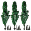 Mini Christmas Trees, Festive Holiday Pine Tree Decor, Easy Assembly (20 in, 3 Pack)