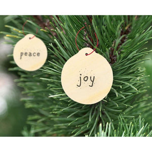 DIY Wooden Disk Christmas Tree Decorations, Holiday Craft Ornaments (3 In, 48 Pack)