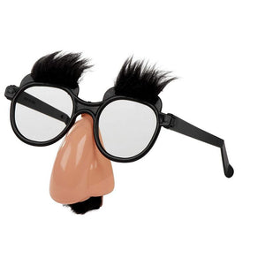 Juvale Disguise Funny Nose Glasses for Halloween, Costumes, Parties (12 Pack)
