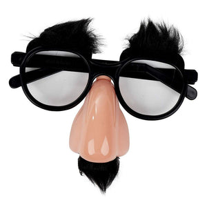 Juvale Disguise Funny Nose Glasses for Halloween, Costumes, Parties (12 Pack)