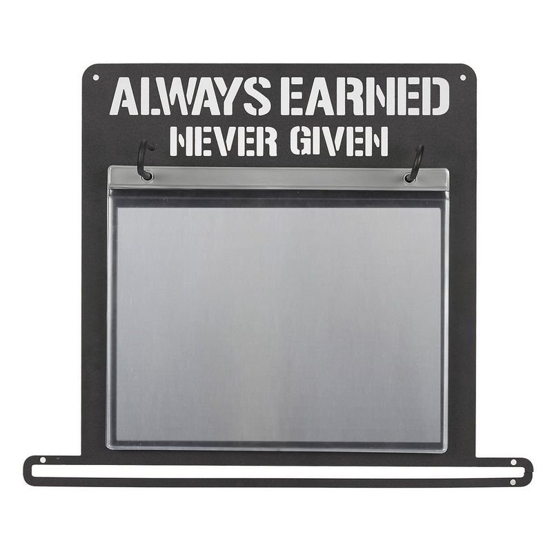 Juvale Athletic Medal Display Hanger - Iron Marathon Medal, Memorabilia, Race Bib Holder and Photo Display Hanger for Runners, Gymnasts, Athletes, Sports Fans - 11.93 x 13.03 x 0.1 inches