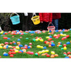 Small Baskets for the Beach, Park, Toy Buckets in Red, Blue, Yellow (5.4 In, 6 Pack)