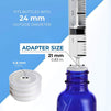 Medical Bottle Adapters - 50-Pack 24-mm Press-in Bottle Adapters, Dosing Adapters for Oral Medication Syringe, Perfect for Dentist, Odontologist, Hospital, Clinic