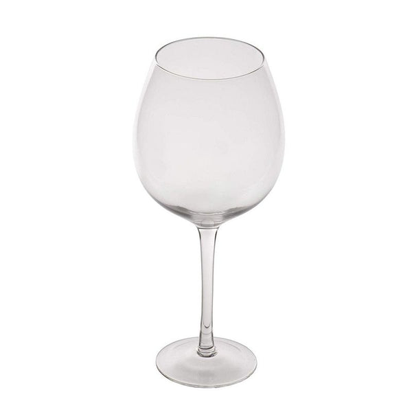 Clear XL Wine Glass - 34oz Drinkware 1 Bottle Wine Glass, Holds Full Bottle of 750ml Wine, Oversized Giant Drinking Glass, Birthday, Holiday Gag Gifts, 10 Inches Tall