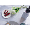 White Satin Table Runner for Wedding, Brunch, Baby Showers (10 Pack)