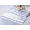 White Satin Table Runner for Wedding, Brunch, Baby Showers (10 Pack)