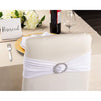 White Chair Sashes for Wedding Reception, Baby Shower, Birthday Party (50 Pack)