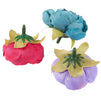 Juvale Peony Flower Heads - 60-Pack Artificial Flowers Wedding Decorations, Baby Showers, DIY Crafts, Mixed Colors, 1.6 x 1.6 x 1.2 inches