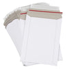 100 Pack Rigid Mailers, Stay Flat Photo Document Self-Seal Paperboard Envelopes, White, 6x8