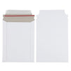 100 Pack Rigid Mailers, Stay Flat Photo Document Self-Seal Paperboard Envelopes, White, 6x8