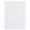 100 Pack Rigid Mailers, Stay Flat Photo Document Self-Seal Paperboard Envelopes, White, 6x8
