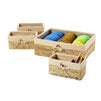 Nesting Storage Baskets, Wicker Basket (4 Piece Set)