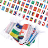 250-Piece World Country Flags – 200-Feet Small International Flags Pennant Banners, Flags of The World for Party, Decoration, Sport, Event, Festival, Celebration - 150 Countries, 8.5 x 5.2 Inches