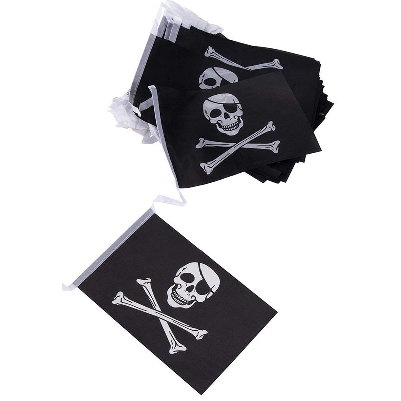 Juvale Pirate Birthday Banner Flags (80 ft.)