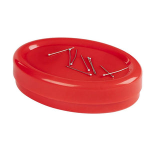 Juvale Magnetic Pin Cushion, Sewing Accessories and Notions (Red, 2-Pack)
