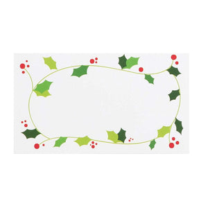 Christmas Place Cards for Dinner Parties, Holiday Place Settings (2 x 3.5 In, 100 Pack)