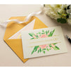 Wedding Greeting Cards - 24-Pack Wedding Congratulations Cards Bulk, Gold Foil Floral Design, Envelopes Included, Perfect for Wedding, Engagement, Newlywed, Bride and Groom, Mr. and Mrs, 5 x 7 Inches