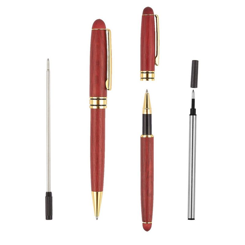  Juvale 12 Pack Gold Ballpoint Pens for Wedding Guest