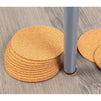 Self-Adhesive Cork Circle - 50-Pack Cork Backing Sheets for Coasters and DIY Crafts