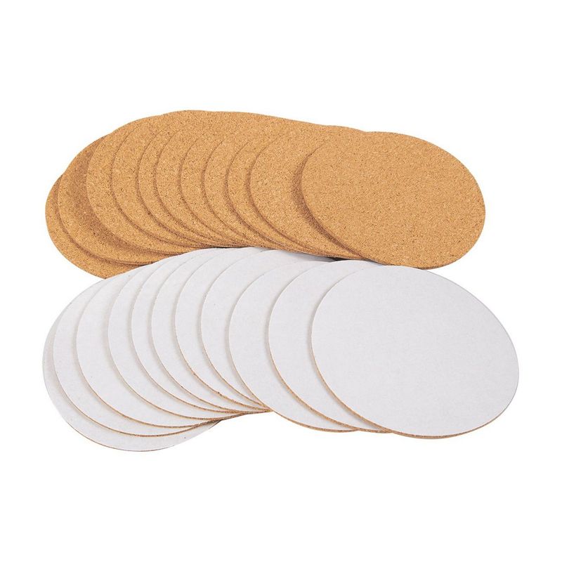 40 Pack of Hexagon Cork Backing For Coasters – Crownmade Molds