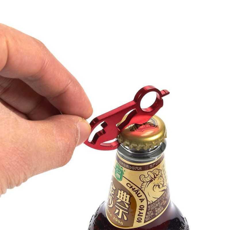Portable Beer Bottle Opener Keychain Mini Pocket Aluminum Alloy Beverage  Beer Bottle Opener Wedding Party Favor Gifts Wholesale