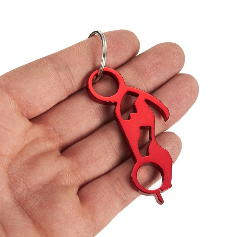 Kitchen Decor and Supplies Opener Keychain Alloy Shaped Soft Drinks  Beverage Bottle Openers Restaurants Funny Gifts