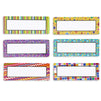 Magnetic Dry Erase Classroom Name Tags (3 x 1 Inches, 36 Pack)