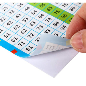 1-120 Number Charts for Counting, Hundreds Chart for Students (4.7x5 In, 42 Pack)