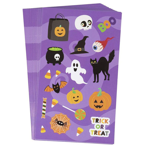 Halloween Stickers for Kids, Goodie Bag Sticker Sheet (36 Pack)