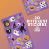 Halloween Stickers for Kids, Goodie Bag Sticker Sheet (36 Pack)