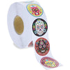 Day of The Dead Sugar Skull Sticker Roll (1.5 in, 1000 Count)