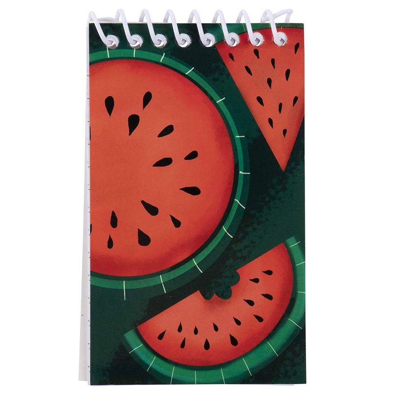 Luca watermelon Spiral Notebook by Curlyredflowers