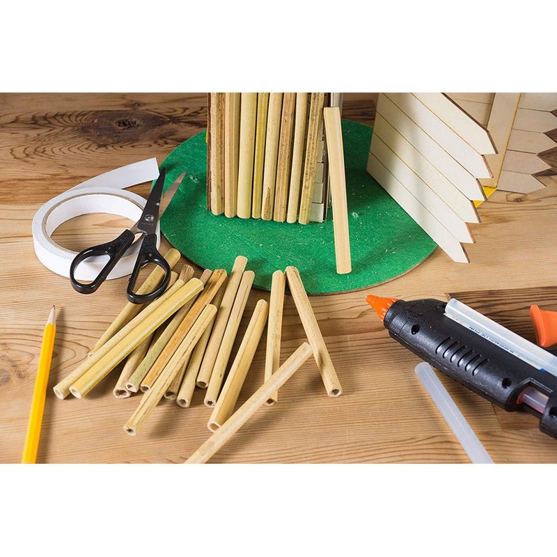 Buy Wholesale China Natural Bamboo Sticks 150 Pieces 13.8 Inch, Wooden  Crafts Sticks Stakes For Crafting Arts Project & Natural Bamboo Sticks at  USD 16.59