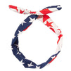 American Flag Patriotic Bowknot Headbands for Women (12 Count)