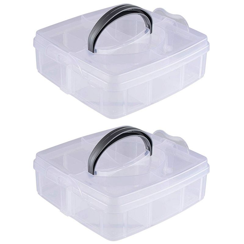 Juvale Plastic Jewelry Bead Storage Container - 6 Pack for sale online