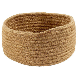 Woven Baskets for Storage, Brown Hemp Rope Basket (2 Sizes, 2 Pack)