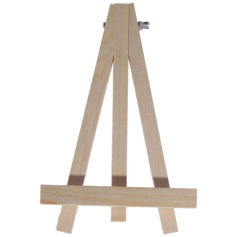 Juvale Wood Table Top Easels, Bulk Easel Stands for Painting Canvases (13.8  in, 12 Pack)