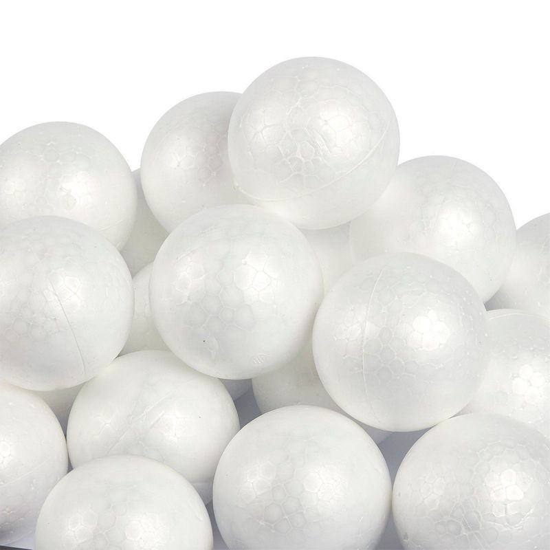 Small Foam Balls for Crafts (3 in, 24 Pack)