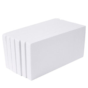 Foam Rectangles for Crafts (12 x 6 x 1 In, 6 Pack)