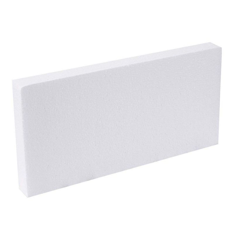 Foam Rectangles for Crafts (12 x 6 x 1 In, 6 Pack)