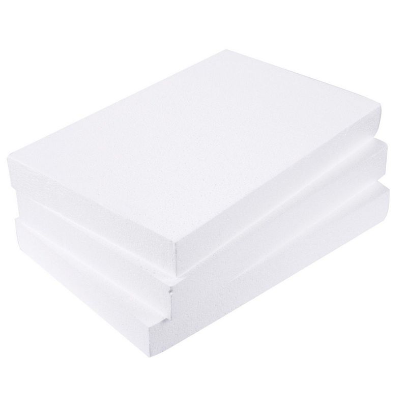 Foam Rectangles for Crafts (17 x 11 x 2 In, 3 Pack)
