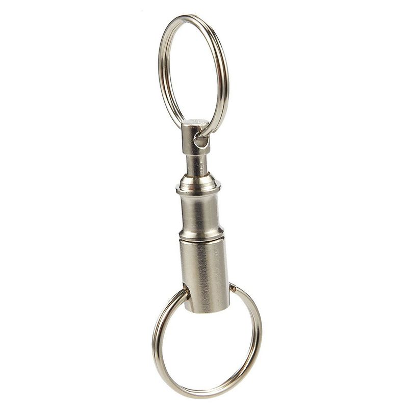 22mm Iron Keychain Rings with chain Key Clip Split Key Ring Findings M –  Rosebeading Official
