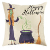 Juvale Happy Halloween Throw Pillow Covers, 4 Designs (17 x 17 in, 4 Pack)