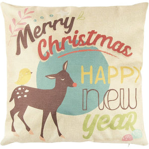 Juvale Animal Christmas Throw Pillow Covers (18 x 18 in, 6 Pack)