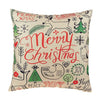 Juvale Merry Christmas Rustic Throw Pillow Covers (18 x 18 in, 6 Pack)