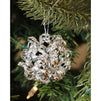 Juvale 35-Pack Christmas Tree Decorations - Glittery Hanging Xmas Ornaments in 5 Assorted Designs - Perfect Festive DecorEmbellishments for Hanging, Blue, Silver