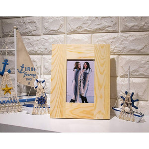 Unfinished Wood Picture Frames, Holds 4 x 6 Inch Photos (7.5 x 8 x 5 In, 6-Pack)