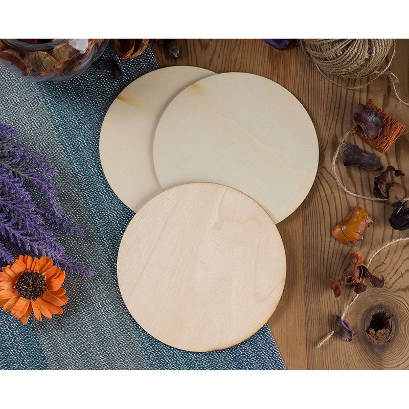 Wood Circles & Cutouts for Crafts